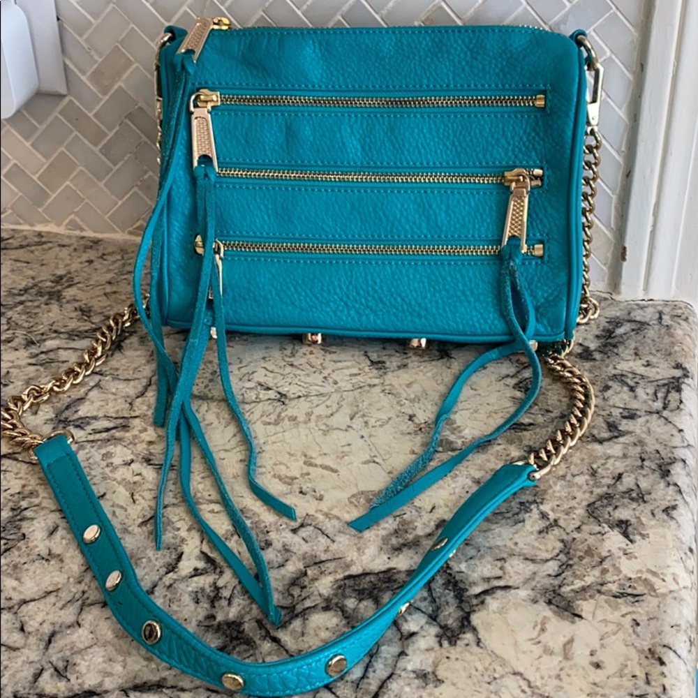 Rebecca Minkoff Mini 5 Zip fringe bag